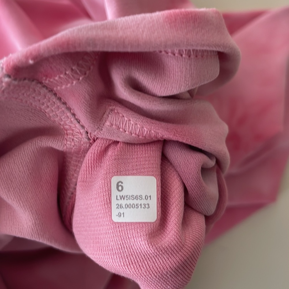 lululemon Align No line 28” leggings smoothie wash strawberry pink size 6 - Picture 5 of 8